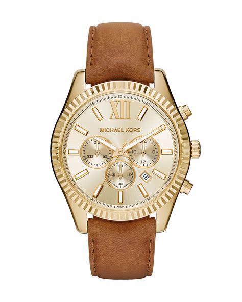 model michael kors 002431|michael kors leather watch.